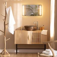 Espejos de baño LEDKIA Espejo Ba'o Con Luz Led Y Antivaho 40 x 70 cm