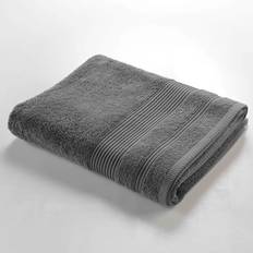 Serviettes Douceur D Interieur rap 90x150 cm Anthracite Serviette de bain Gris (90x90cm)