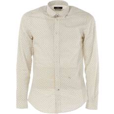 Diesel Men Shirts Diesel S Blanca 0walh Mens Shirts Long Sleeve Slim Fit Camicia Cotton Shirt - Navy