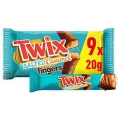 Salted Caramel & Milk Chocolate Fingers Biscuit Bars Multipack 9 x 20g