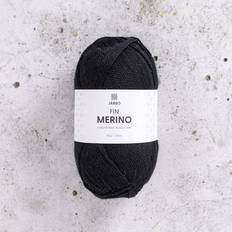Järbo Fin Merino Garn 301 Korpsvart