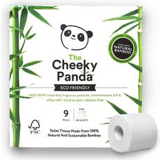 The Cheeky Panda Bamboo Toilet Paper 9 Rolls of Toilet Paper