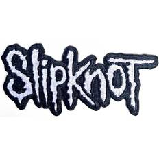 Patches & Appliqués Slipknot Logo Aufnäher zum Aufbügeln One Size schwarz weiß