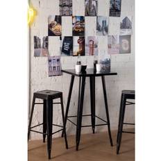 Dining Sets Sklum Of High Table & 2 Stools Lix Black Dining Set