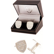 Arsenal FC Arsenal silver plated crest - mens executive shirt cufflinks afc