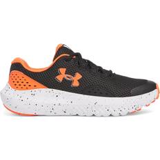Under Armour Surge 4 Boys' Running Shoes - Black/Ares Red