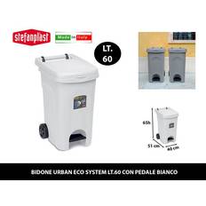 Cleaning Equipment & Cleaning Agents Stefanplast Urban Eco System 60 lt Pedal White