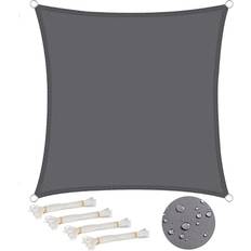 Sun Shade Sail 2x2m Water Resistant Grey