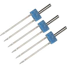 3pcs Double Needles Pins Stainless Steel