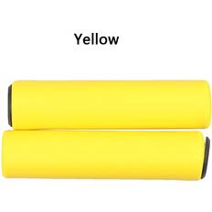 Yellow Grips Dechoicelife Bicycle Handlebar Grips Silica Gel Soft Sponge