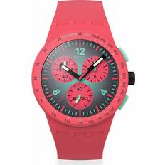 Watches Swatch Unisexuhr 2502 Kunststoff Pink