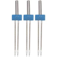 Pins & Needles Zeblaze 3 Pcs Double Needles Pins Stainless Steel 3 Pcs