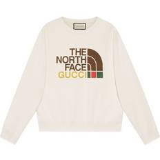 Gucci Jumpers Gucci The North Face Cotton Sweatshirt - White/Ivory