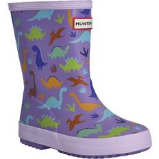 Kids' First Classic Dinosaur Wellington Boots - Purple