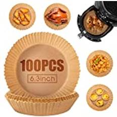 Fritöser Uten Bakpapper För Varmluftsfritös 100 Stycken 16 cm