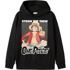 Name It Hoodies Børnetøj Name It Hættetrøje NkmDyn OnePiece - Sort