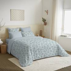 Pack Complet Housse De Couette Réversible Pour Lit 160 x 200 cm Agathe Céladon Bettbezug (230x)