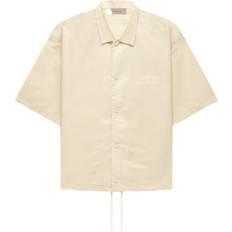 Fear of God Shirts Fear of God Men's Essentials Short Sleeve Nylon Shirt in Egg Shell