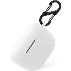 Geiomoo Silicone Case for Jabra Elite 8 Active Jabra Elite 10 Protective Cover with Carabiner