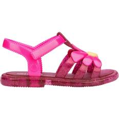 Mini Melissa Girls Daisy Jelly Sandals - Pink