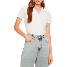Guess Women Polo Shirts Guess Polo En Coton - Blanc