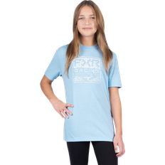 FXR Emblem Premium T-shirt Barn - Maui Blå/Vit Cheetah