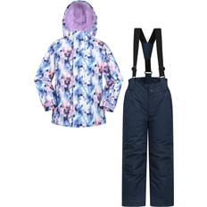 Mountain warehouse Childrens Patterned Ski Jacket & Trousers - Purple
