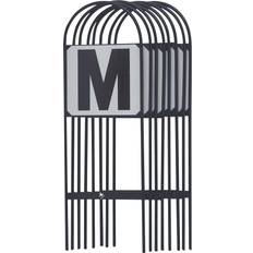 PREMIERE Set of 8 Plate Merry-Go-Round Letters Noir Wall Decor