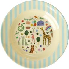 Melamin Tallrikar & Skålar Rice Fun Fair Print Mint