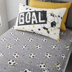 Bedlam Goal Linen Fitted Single Bed Sheet Gold