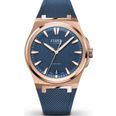Watches Czapek Antarctique Mount Erebus 5N Deep Blue Rubber Watch