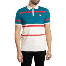 Multicoloured Polo Shirts Fila Men's Clarkson Varn Dye Stripe Polo Shirt - Multicoloured