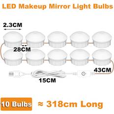 Flemye LED Makeup Mirror Light - USB Hollywood