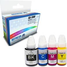 Refresh Cartridges Full Set Gi-590 4xink Bottles - Canon Printers