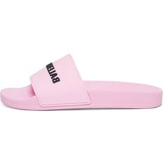 Balenciaga Women Slides Balenciaga Pool Slides Light Pink