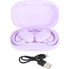 Lila - Open-Ear (Bone Conduction) Hörlurar Andoer Bone Conduction Earbuds Wireless IPX7 Waterproof Type C Charging Earhook
