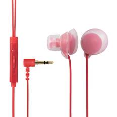 Elecom Stereo Headphones Compatible with iPhone Android Canal Fittone CS3531 Red
