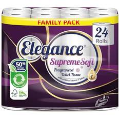Cleaning Equipment & Cleaning Agents Elegance Supreme Soft Toilet Roll 1 Pack 24
