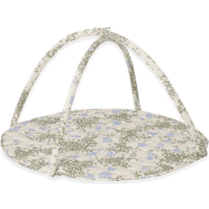 Plumbago Satin Quiltad Babygym Ø90 cm Beige