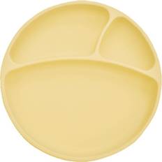 Minikoioi Puzzle Plate Yellow Opdelt Tallerken Med Sugekop 1 stk