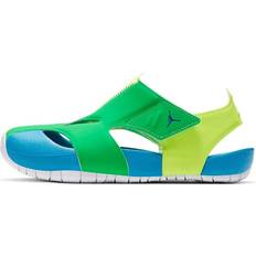 Jordan Sandals Children's Shoes Jordan Air Jordan Flare Casual Colorblock Sandals - Green Blue Yellow