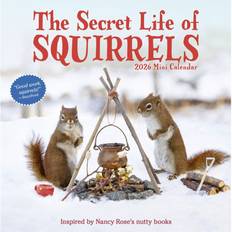 Secret Life of Squirrels 2026 Mini Wall Calendar