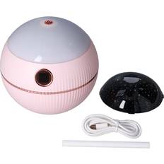 Vestidos 550ML Spherical Humidifier Mini Portable Star Projection USB Pink
