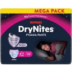 Huggies Diapers Huggies DryNites Pyjama Pants Girl 4-7 Years 17-30kg 26 Pants