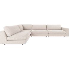 Rowico Home Duncan Tyg Alice Ljusbeige Hörnsoffa 2h3/3h2 Med Öppet Avslut V Soffa