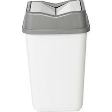 UrbnLiving Plastic Bin with Butterfly Lid Kitchen 50L 2.64gal
