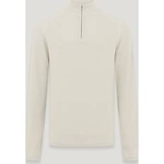 Belstaff Guide Quarter Zip Jumper - Stone Beige
