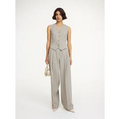 By Malene Birger Jakkesæt By Malene Birger Occa Vest - Grey Brown Melange