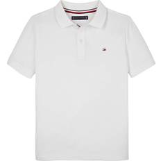 Tommy Hilfiger Regular Fit Polo Met Geborduurde Vlag - Wit