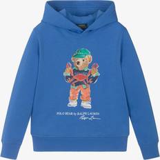 Ralph Lauren Børnetøj Ralph Lauren Polo Scottsdale Bear Boy Sweatshirt - Blue